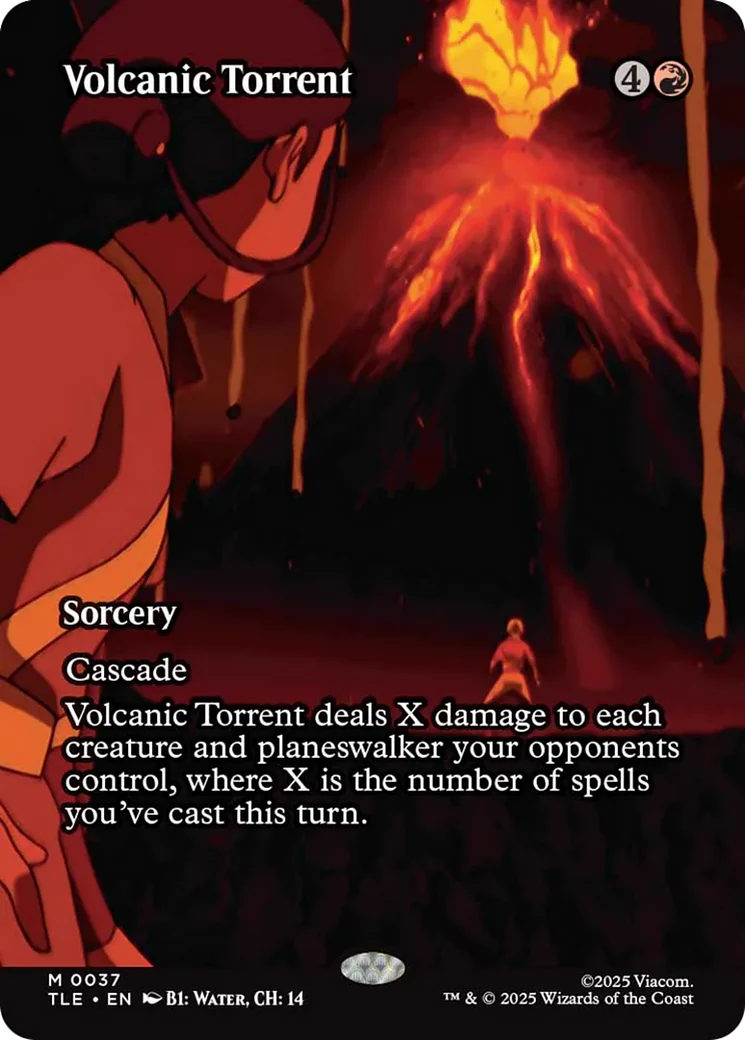 Volcanic Torrent (0037) (Borderless) (TLE)