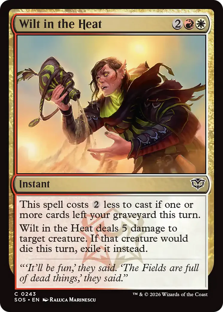 Wilt in the Heat (SOS) - Foil