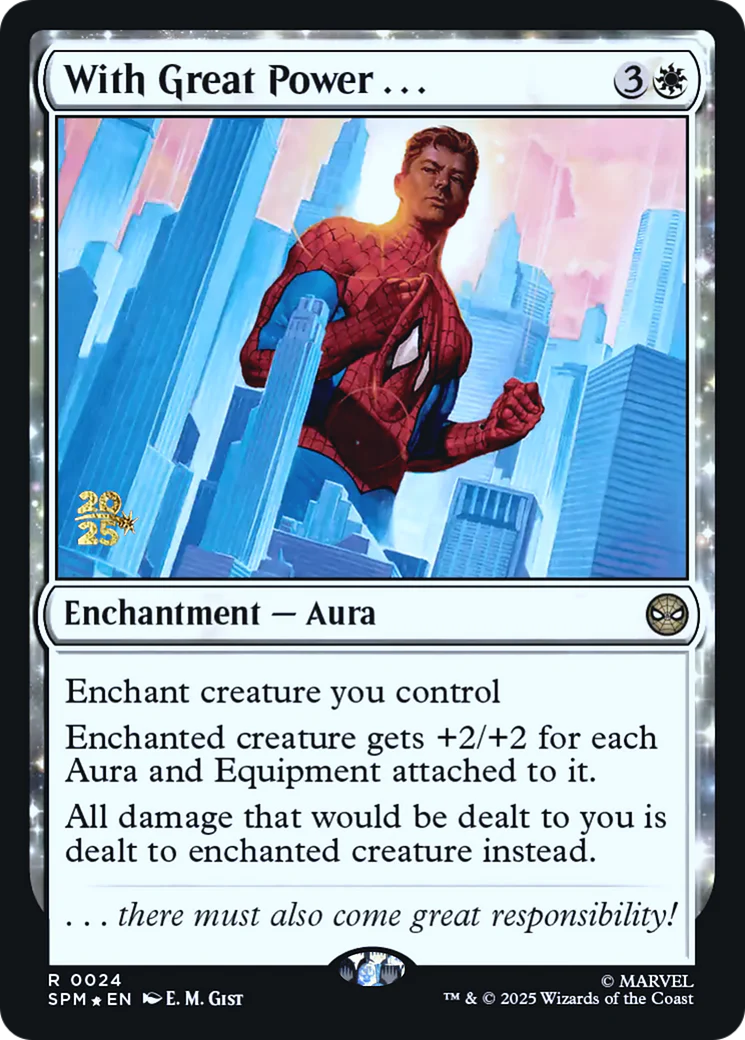 With Great Power... (0024) (Prerelease) (PSPM) - Foil
