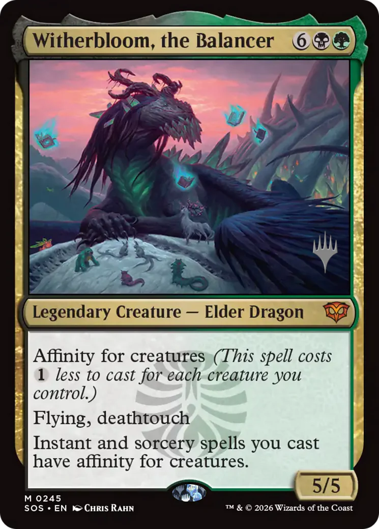 Witherbloom, the Balancer (0245) (Promo Pack) (PSOS) - Foil