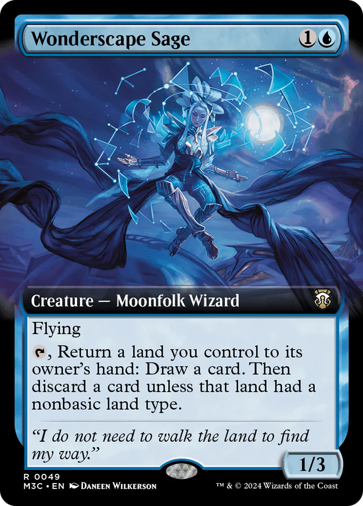 Wonderscape Sage (0049) (Extended Art) (M3C) - Ripple Foil