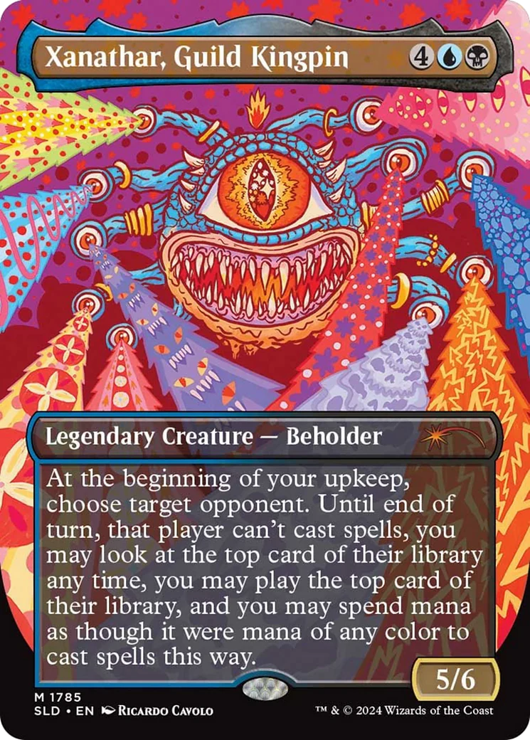 Xanathar, Guild Kingpin (1785) (Borderless) (SLD) - Rainbow Foil