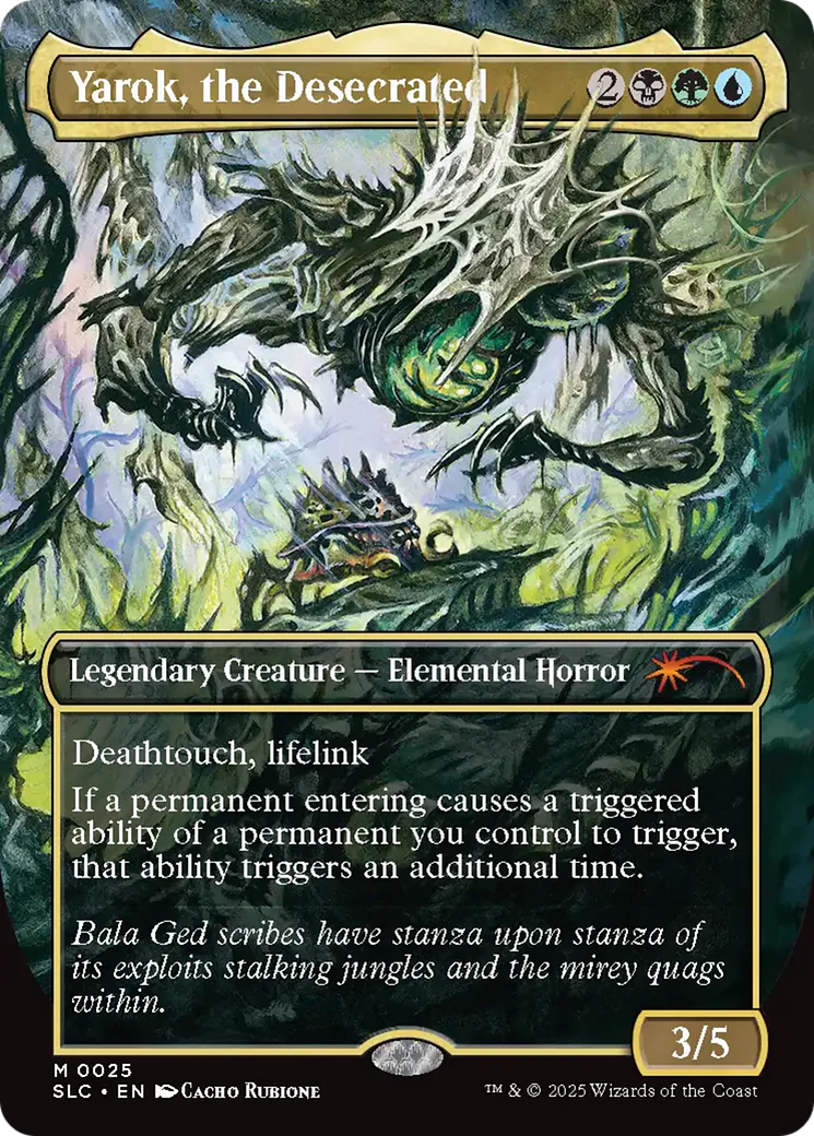 Yarok, the Desecrated (0025) (Borderless) (SLC)