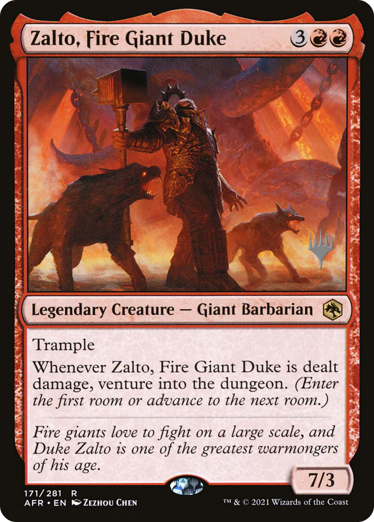 Zalto, Fire Giant Duke (171) (Promo Pack) (PAFR) - Foil