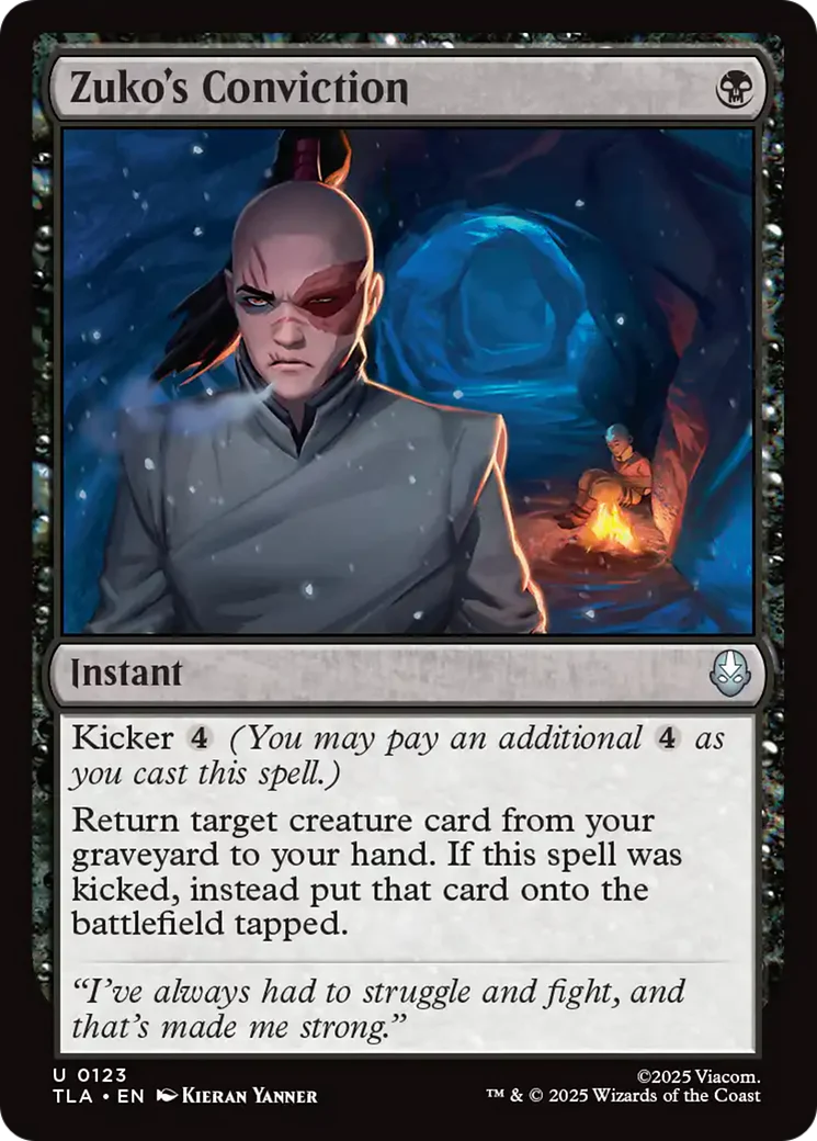 Zuko's Conviction (TLA) - Foil